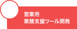 営業用業務支援ツール開発