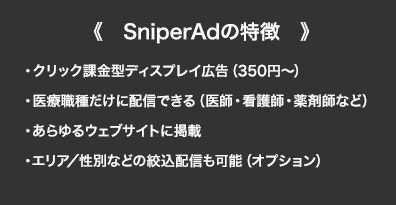 SniperAdの特徴